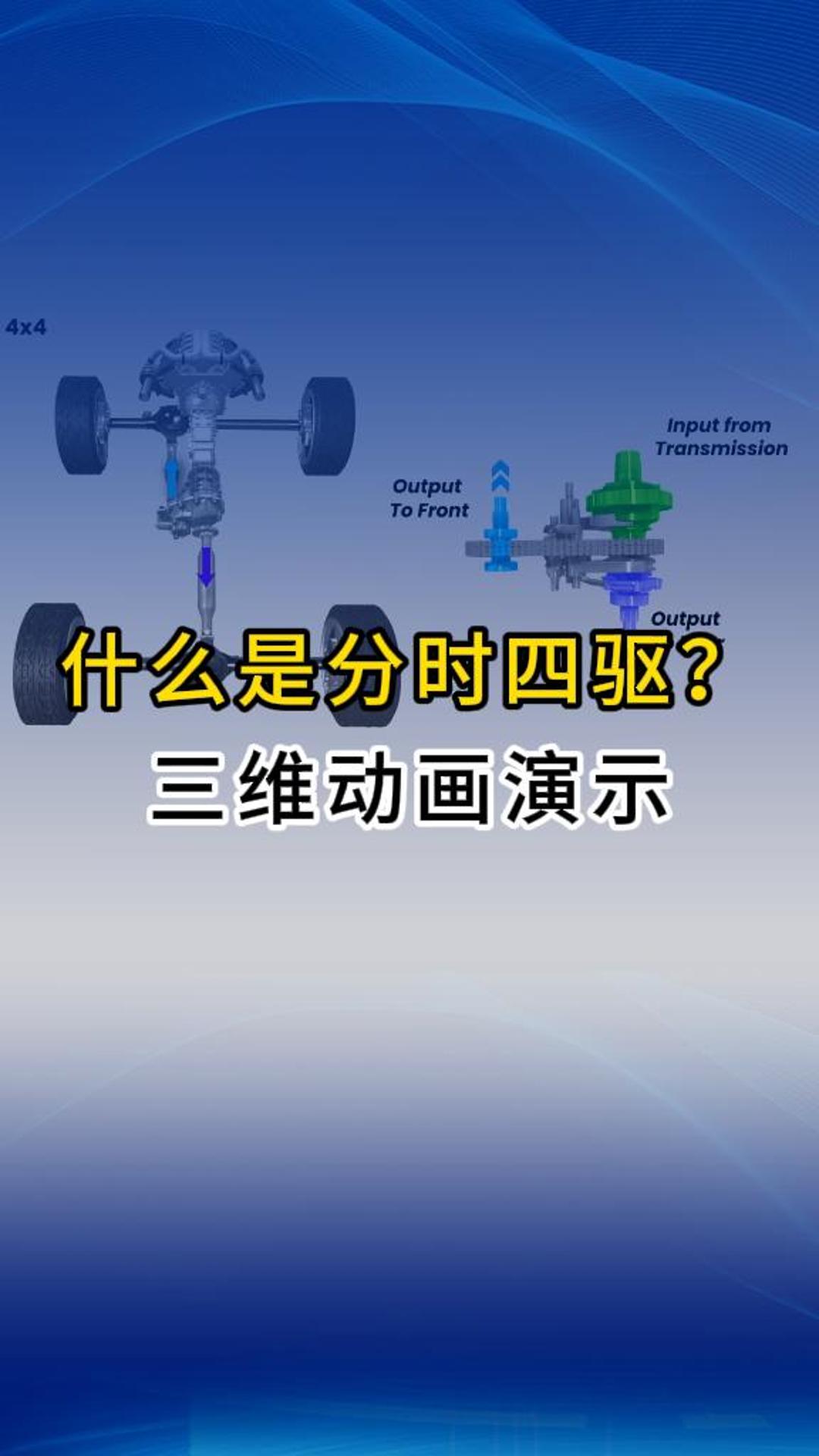 為什么老司機(jī)不買分時(shí)四驅(qū)的車？-汽車三維動畫-華匠三維動畫定制